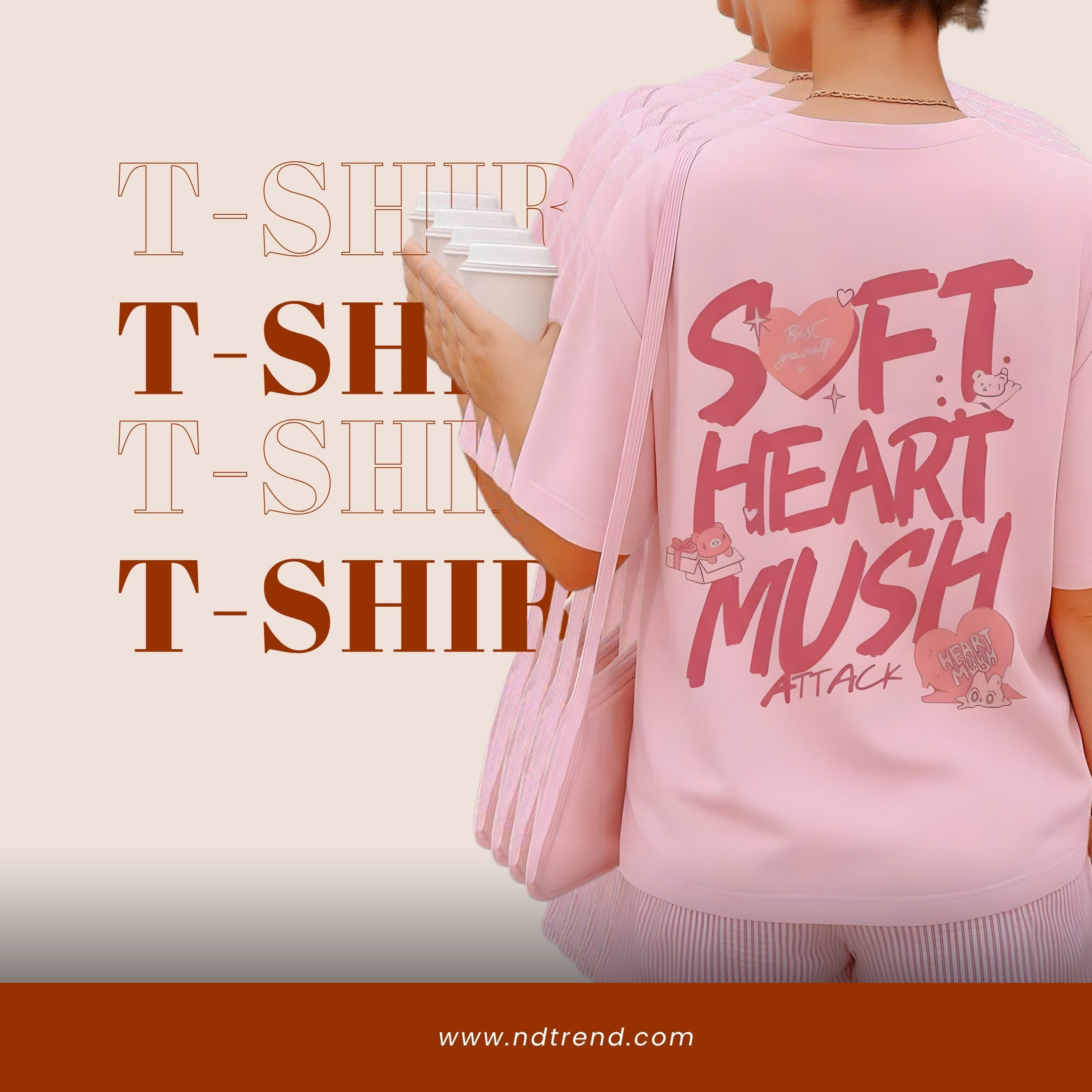 Our T-shirts are made for every woman, every moment — where comfort meets chic simplicity.