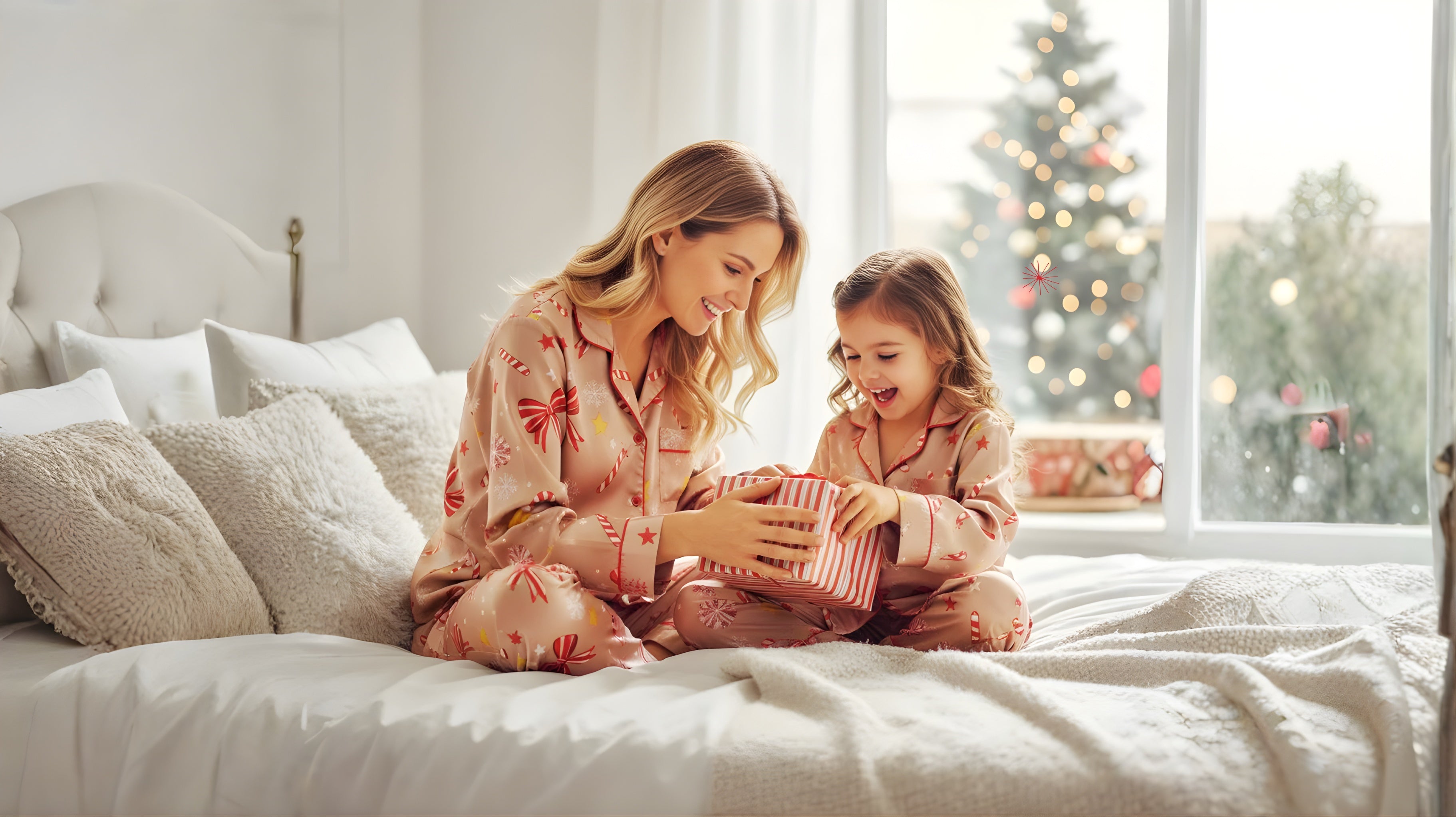 Experience unparalleled coziness with our festive sleepwear designed for the whole family.