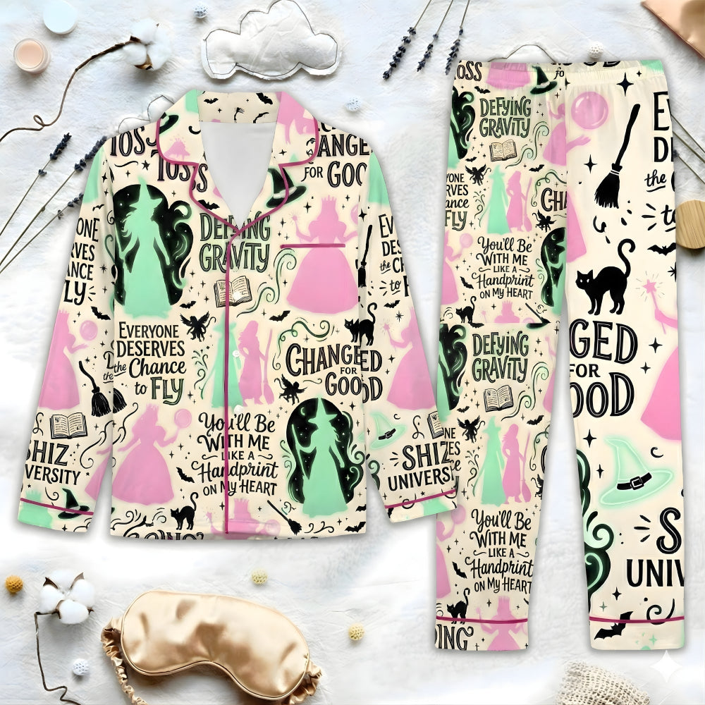 Pajama set with the enchanting world of Oz design with a stylish, theatre-inspired twist